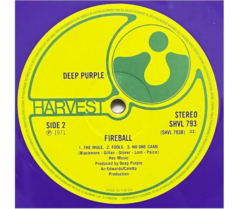 Виниловая пластинка Deep Purple – Fireball, Kinodrive.kz — фото 6