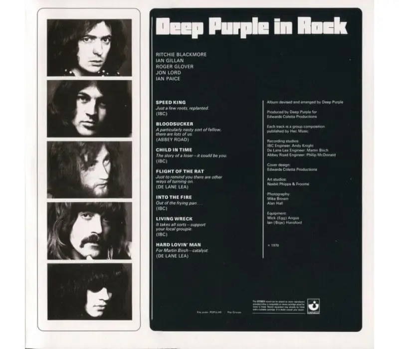 Виниловая пластинка Deep Purple – In Rock, Kinodrive.kz — фото 3