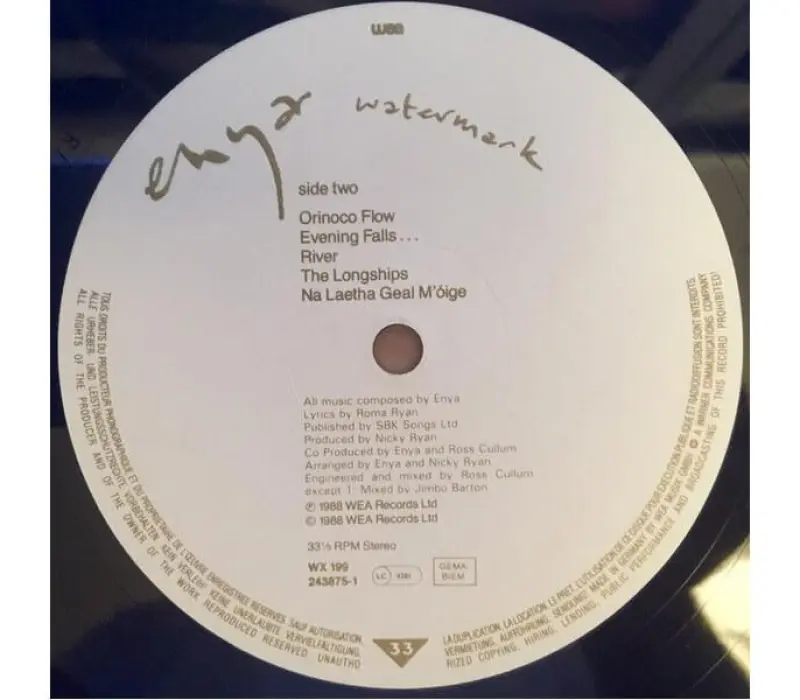 Виниловая пластинка Enya – Watermark, Kinodrive.kz — фото 5