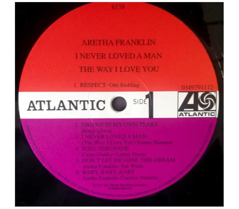 Виниловая пластинка Aretha Franklin – I Never Loved A Man The Way I Love You, Kinodrive.kz — фото 3
