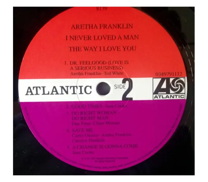 Виниловая пластинка Aretha Franklin – I Never Loved A Man The Way I Love You, Kinodrive.kz — фото 4