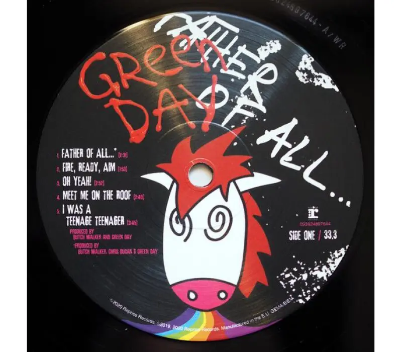 Виниловая пластинка Green Day – Father Of All, Kinodrive.kz — фото 3
