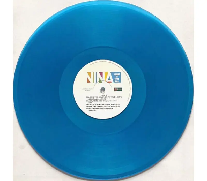 Виниловая пластинка Nina Simone – At Town Hall  (Blue Marble Vinyl), Kinodrive.kz — фото 4