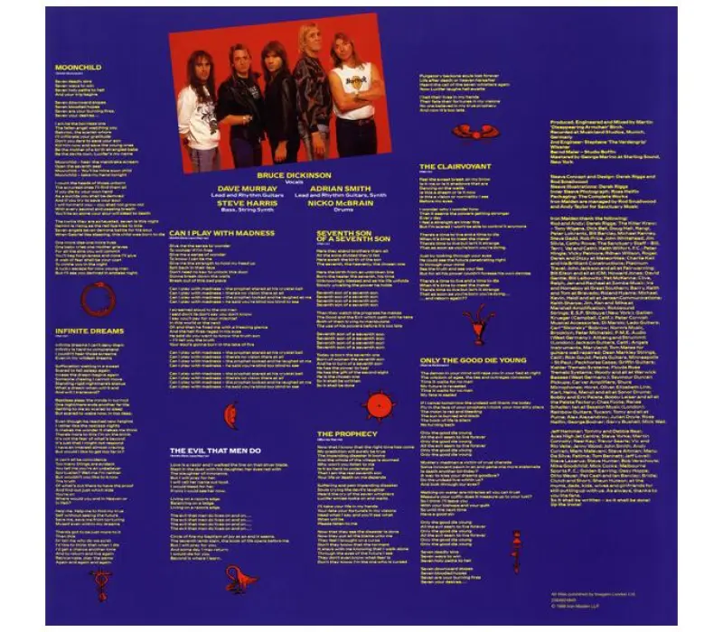 Виниловая пластинка Iron Maiden – Seventh Son Of A Seventh Son, Kinodrive.kz — фото 6