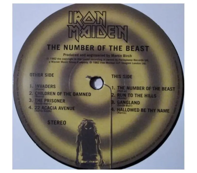 Виниловая пластинка Iron Maiden – The Number Of The Beast, Kinodrive.kz — фото 4