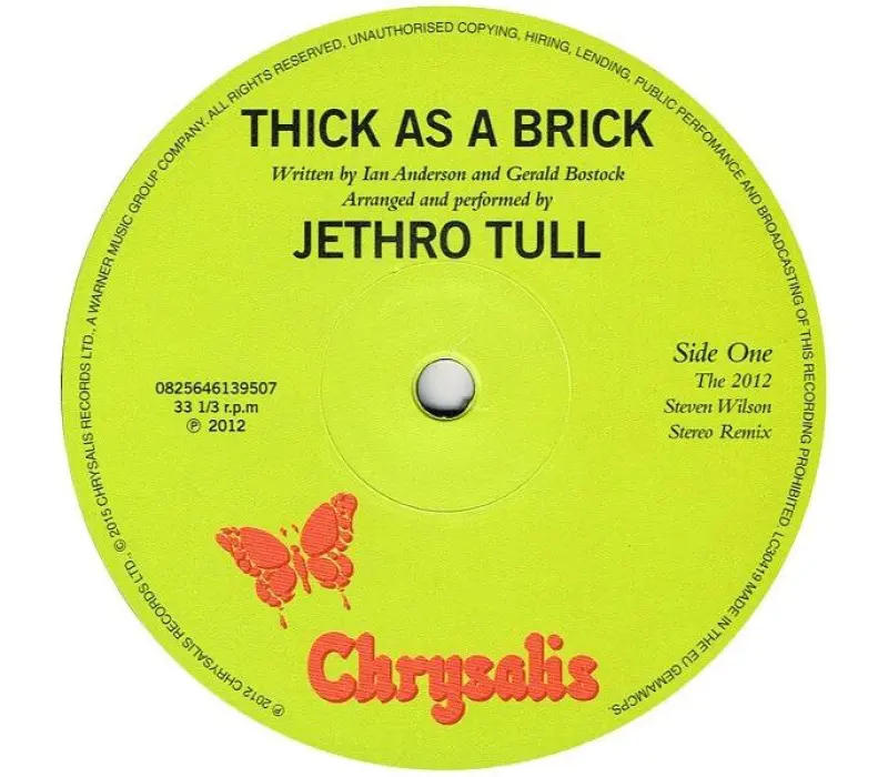 Виниловая пластинка Jethro Tull – Thick As A Brick, Kinodrive.kz — фото 11