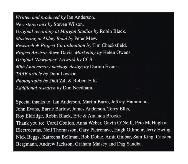 Виниловая пластинка Jethro Tull – Thick As A Brick, Kinodrive.kz — фото 6