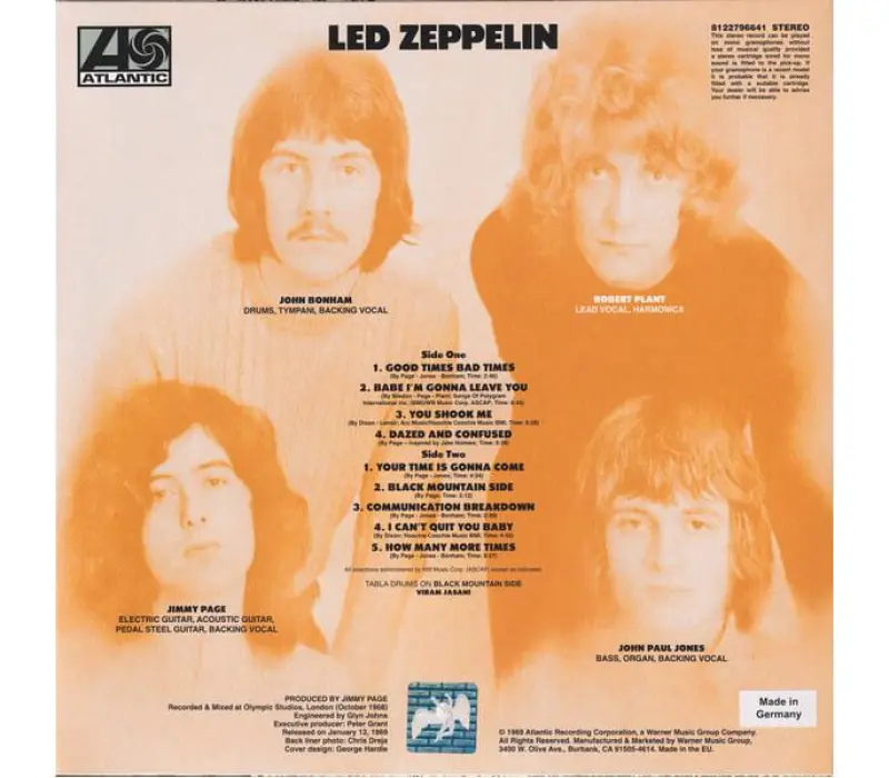 Виниловая пластинка Led Zeppelin – Led Zeppelin, Kinodrive.kz — фото 7