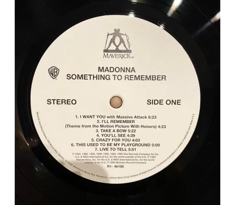 Виниловая пластинка Madonna – Something To Remember, Kinodrive.kz — фото 5
