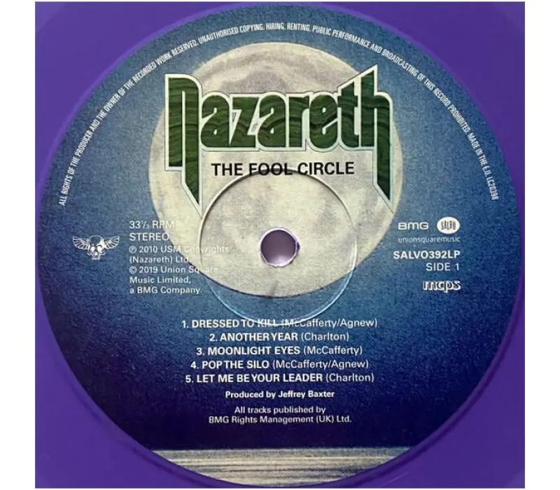 Виниловая пластинка Nazareth – The Fool Circle, Kinodrive.kz — фото 9