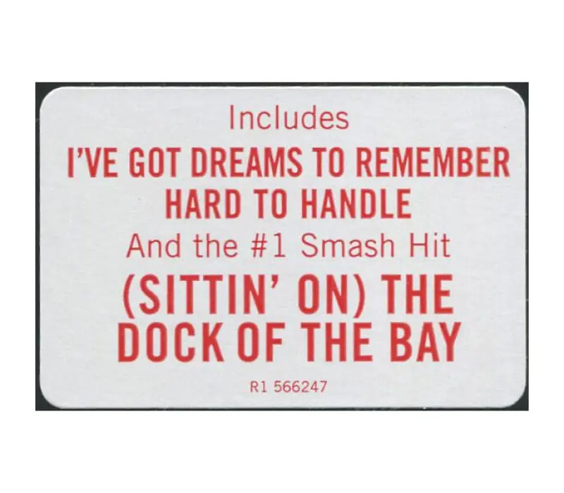 Виниловая пластинка Otis Redding – Dock Of The Bay Sessions, Kinodrive.kz — фото 2