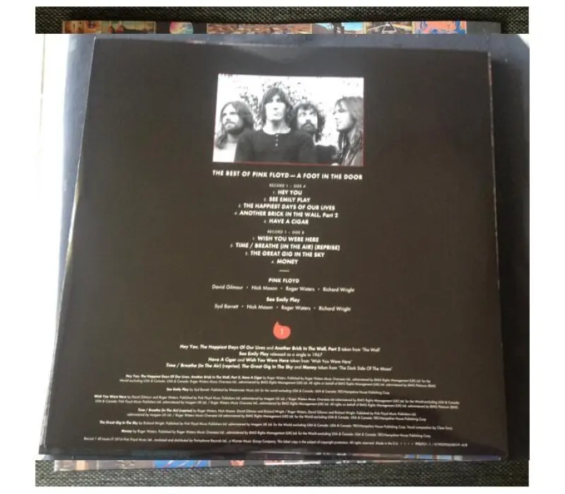 Виниловая пластинка Pink Floyd – A Foot In The Door, Kinodrive.kz — фото 6