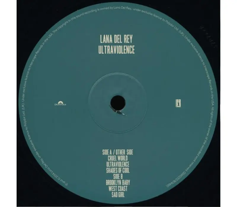 Виниловая пластинка Lana Del Rey – Ultraviolence, Kinodrive.kz — фото 12