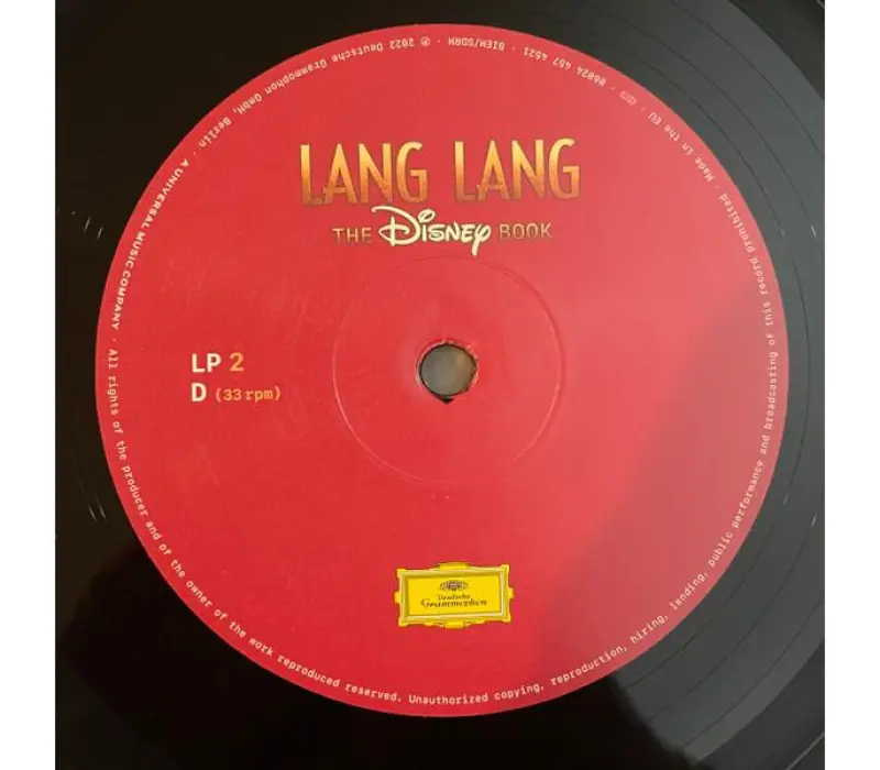 Виниловая пластинка Lang Lang – The Disney Book, Kinodrive.kz — фото 2