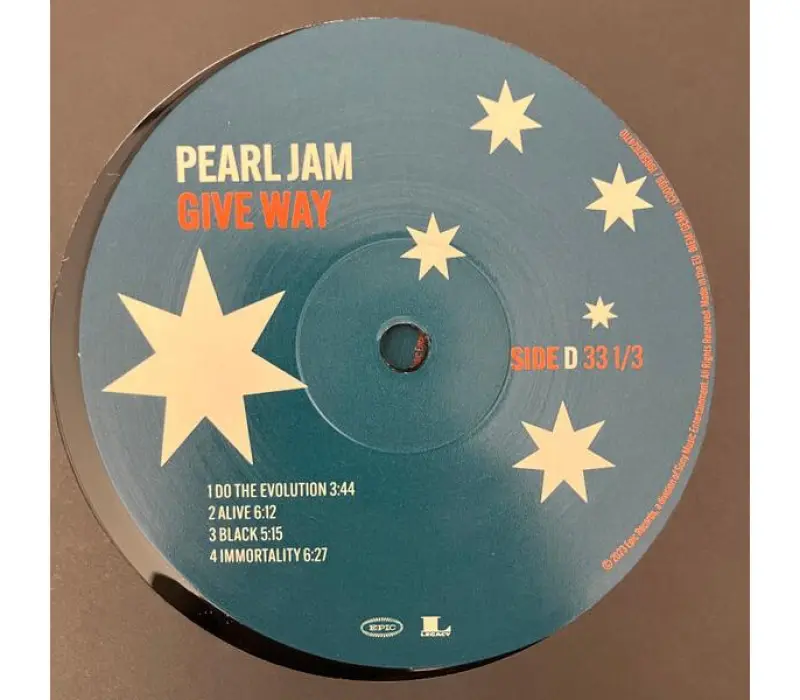 Виниловая пластинка Pearl Jam – Give Way, Kinodrive.kz — фото 3