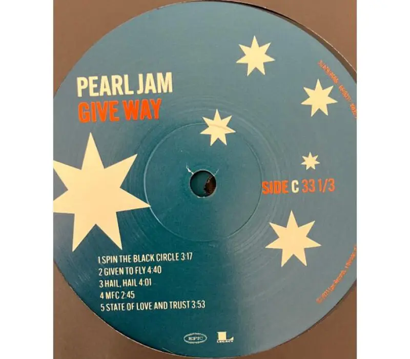 Виниловая пластинка Pearl Jam – Give Way, Kinodrive.kz — фото 5