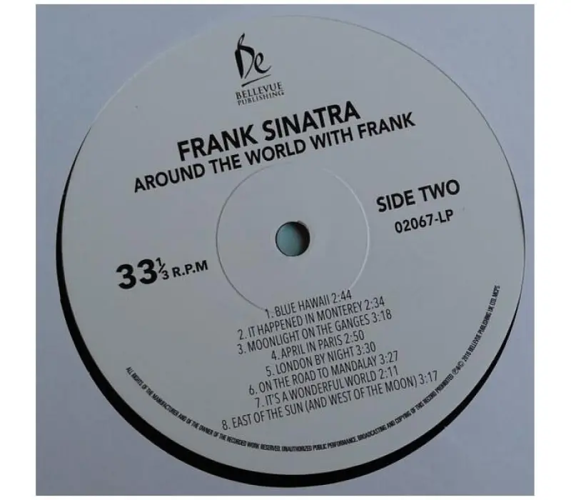 Виниловая пластинка Frank Sinatra – Around The World With Frank, Kinodrive.kz — фото 2