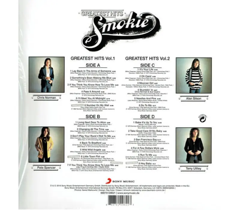 Виниловая пластинка Smokie – Greatest Hits, Kinodrive.kz — фото 8