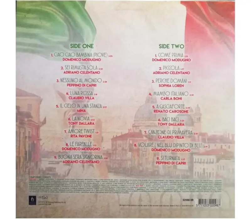 Виниловая пластинка Various Artists – Ciao Italia, Kinodrive.kz — фото 5