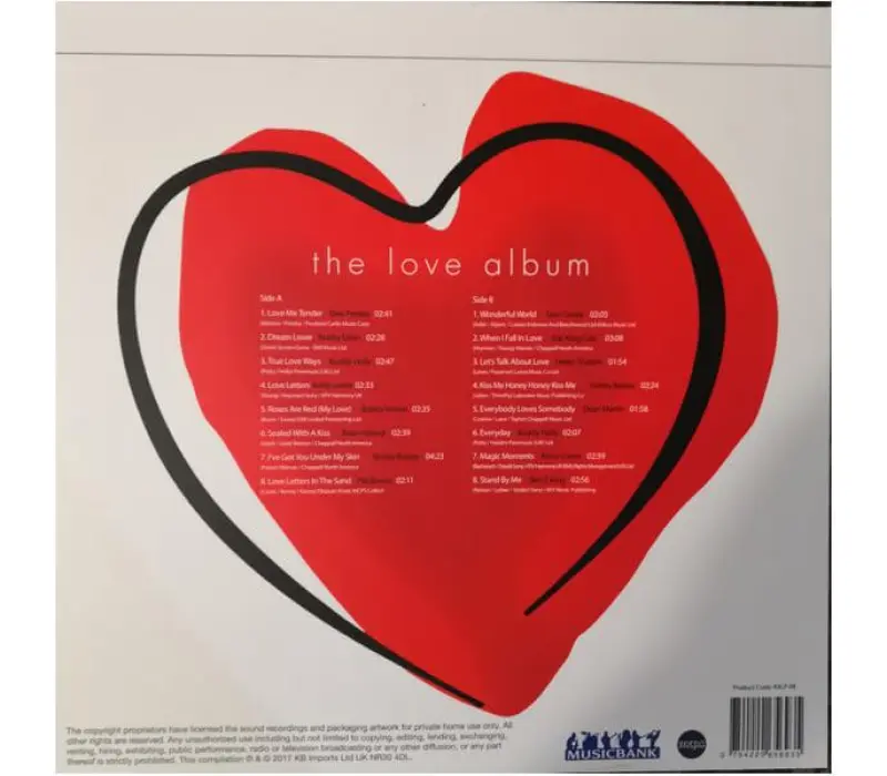 Виниловая пластинка Various Artists – The Love Album, Kinodrive.kz — фото 5