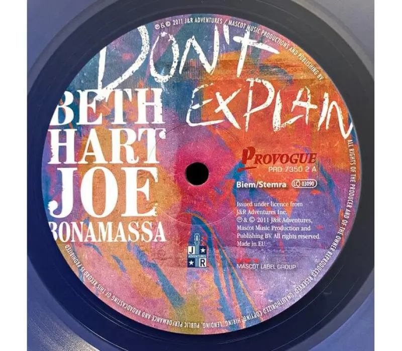 Виниловая пластинка Beth Hart, Joe Bonamassa – Don't Explain, Kinodrive.kz — фото 3