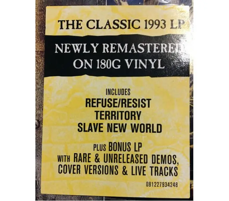 Виниловая пластинка Sepultura – Chaos A.D., Kinodrive.kz — фото 8