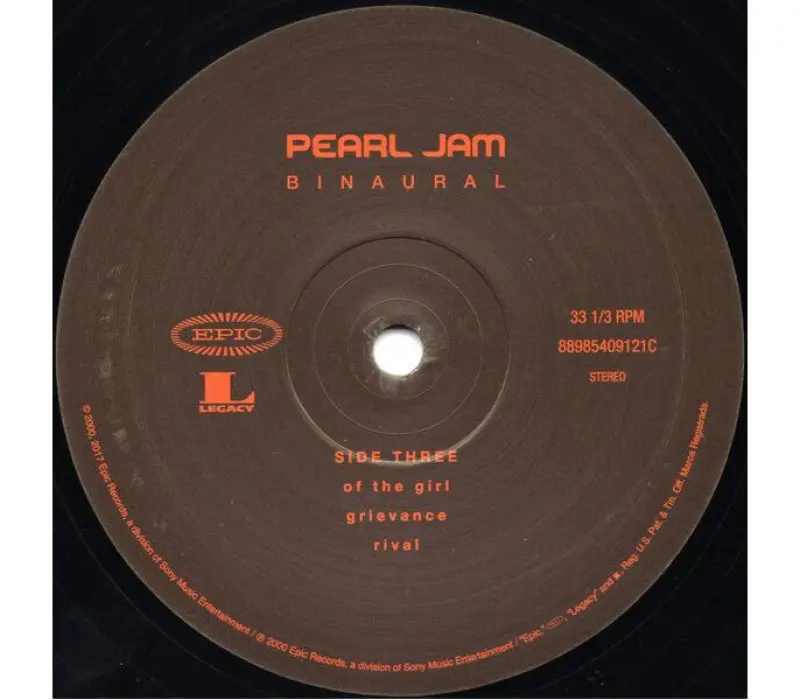 Виниловая пластинка Pearl Jam – Binaural, Kinodrive.kz — фото 8