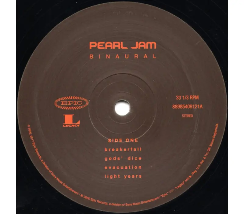 Виниловая пластинка Pearl Jam – Binaural, Kinodrive.kz — фото 9