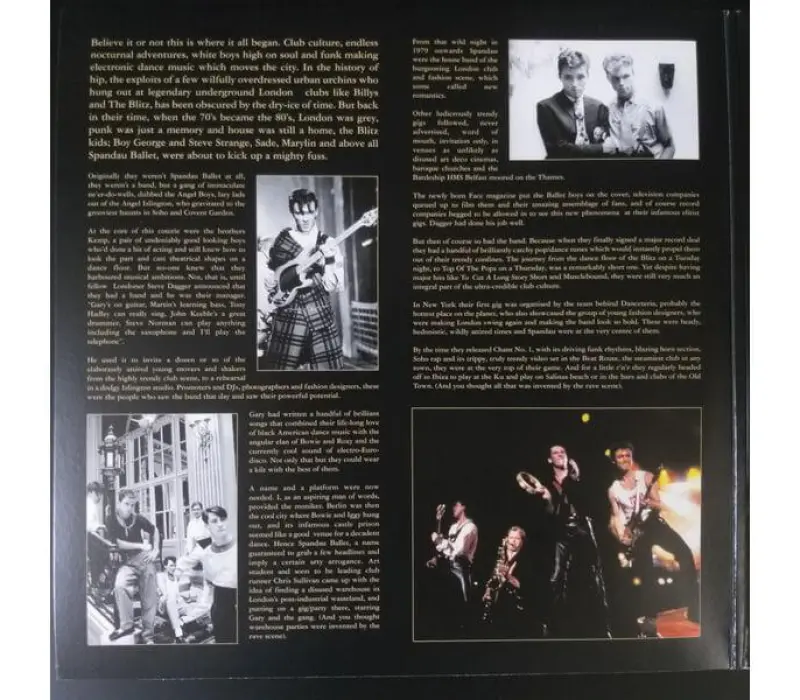 Виниловая пластинка Spandau Ballet – Gold - The Best Of Spandau Ballet, Kinodrive.kz — фото 2