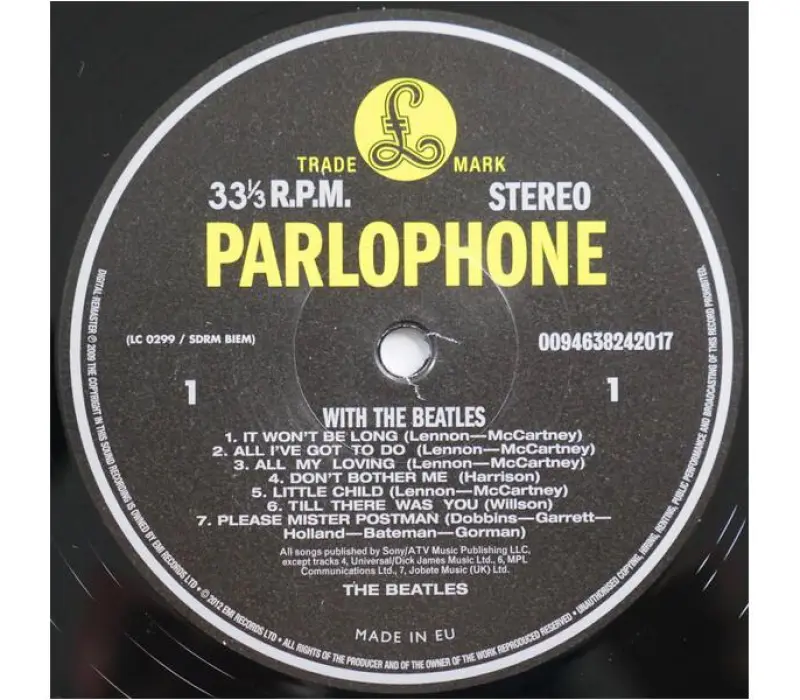 Виниловая пластинка The Beatles – With The Beatles, Kinodrive.kz — фото 4