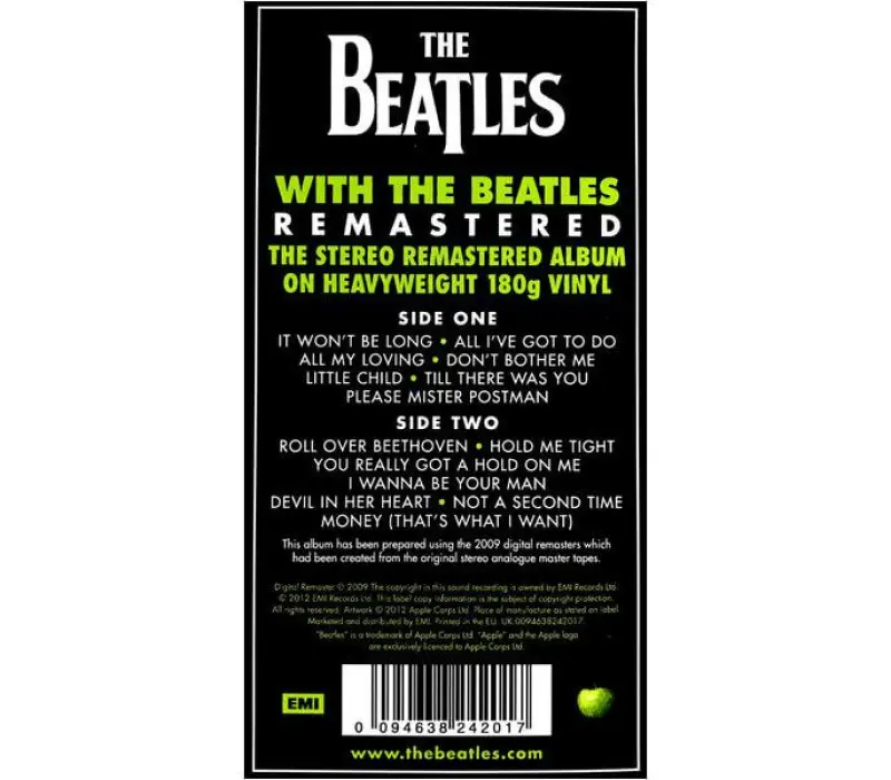 Виниловая пластинка The Beatles – With The Beatles, Kinodrive.kz — фото 7