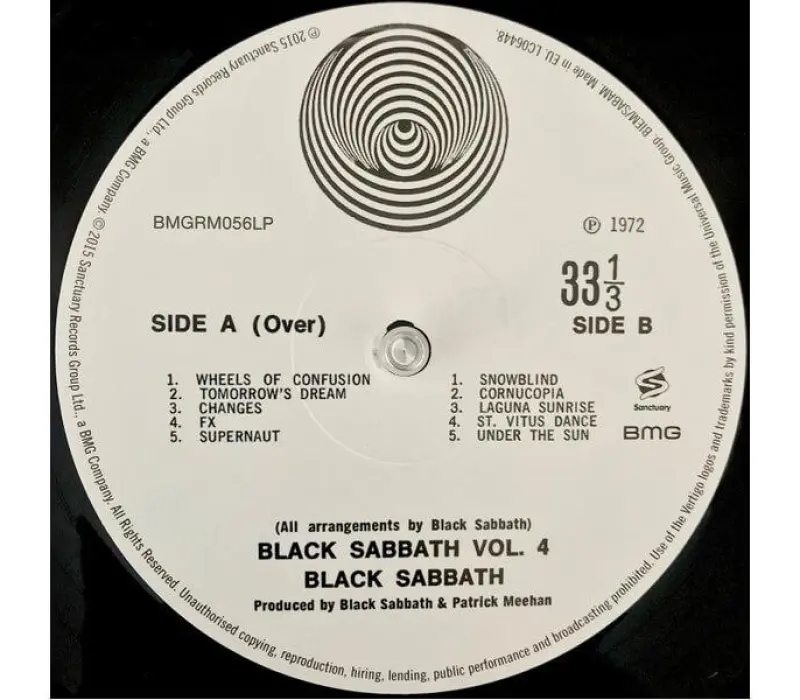 Виниловая пластинка Black Sabbath –  Vol. 4, Kinodrive.kz — фото 4