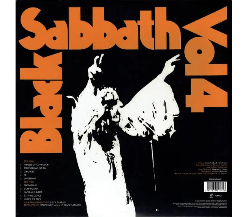 Виниловая пластинка Black Sabbath –  Vol. 4, Kinodrive.kz — фото 7