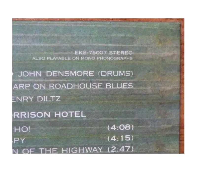 Виниловая пластинка The Doors – Morrison Hotel, Kinodrive.kz — фото 10