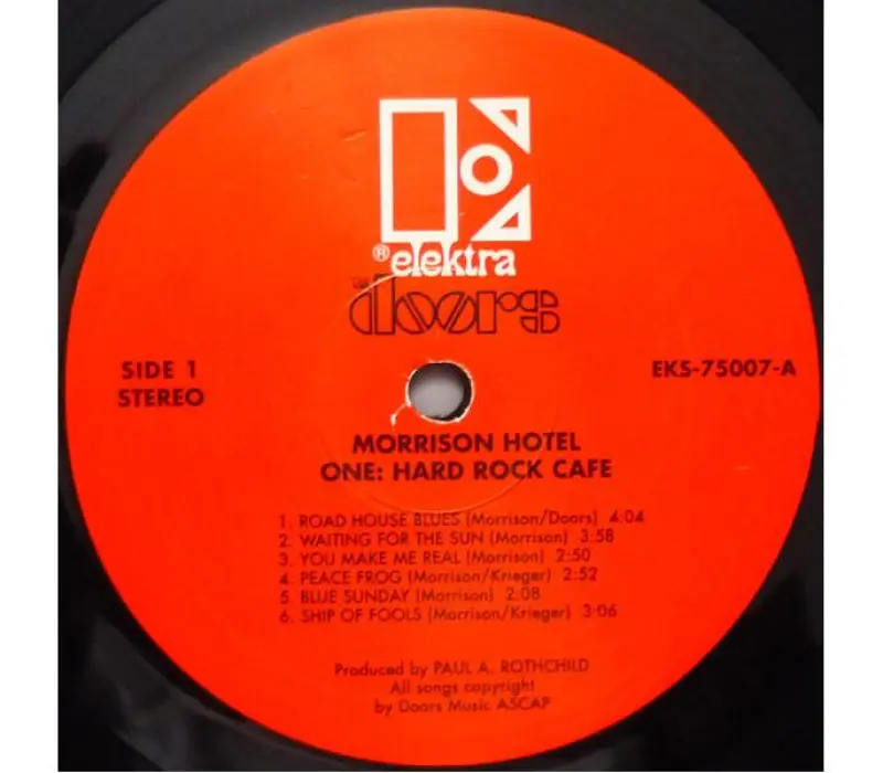 Виниловая пластинка The Doors – Morrison Hotel, Kinodrive.kz — фото 2