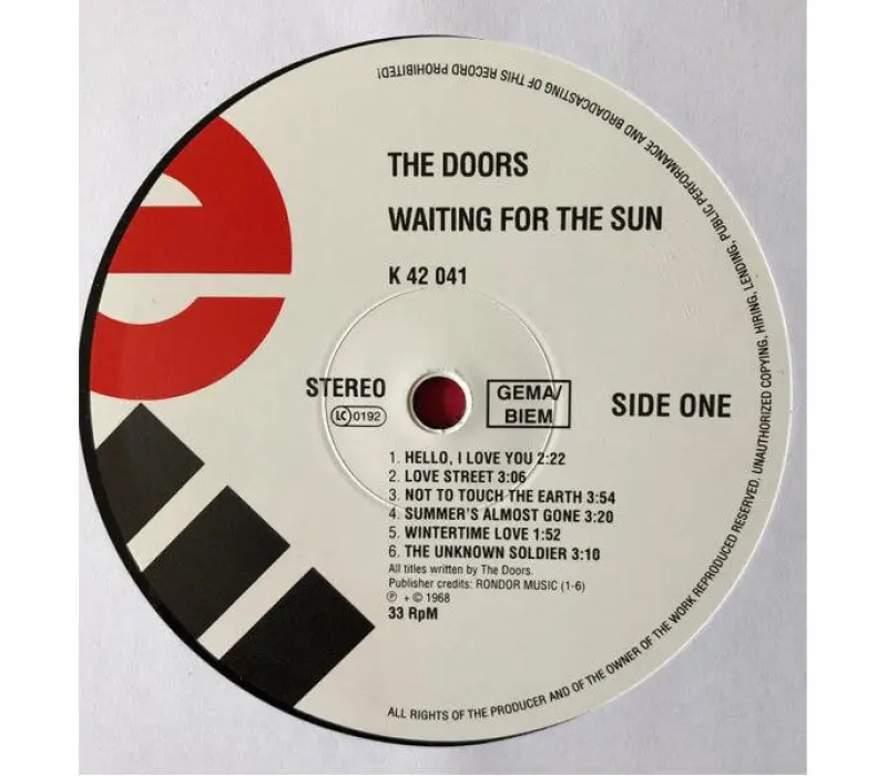 Виниловая пластинка The Doors – Waiting For The Sun, Kinodrive.kz — фото 9