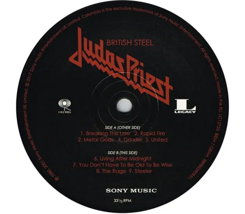 Виниловая пластинка Judas Priest – British Steel, Kinodrive.kz — фото 4