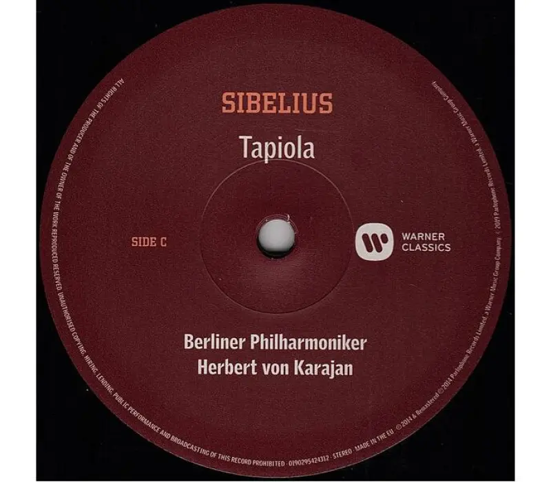 Виниловая пластинка Herbert von Karajan – Sibelius - Famous Tone Poems, Kinodrive.kz — фото 4