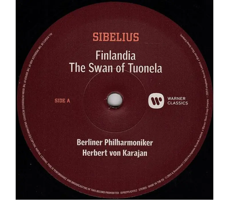Виниловая пластинка Herbert von Karajan – Sibelius - Famous Tone Poems, Kinodrive.kz — фото 5