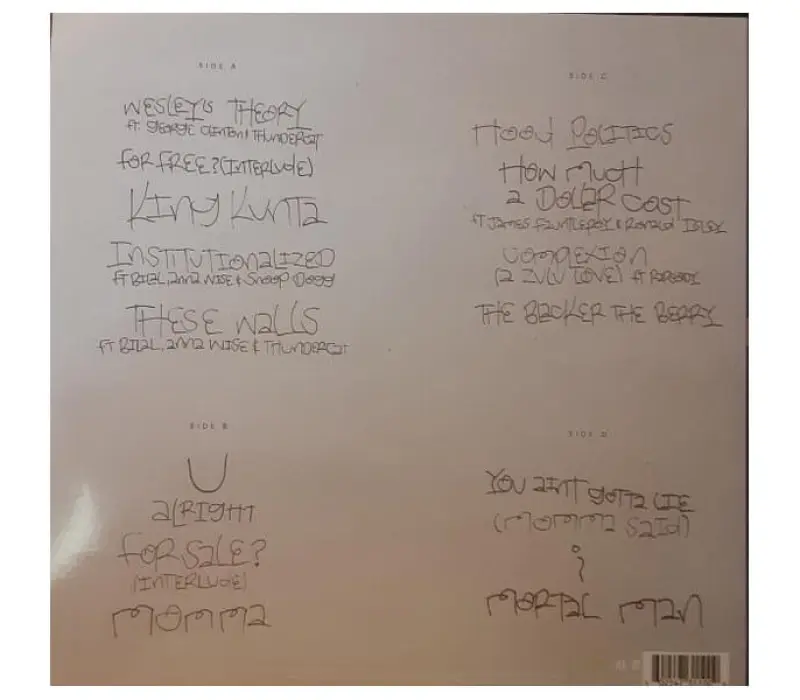 Виниловая пластинка Kendrick Lamar – To Pimp A Butterfly, Kinodrive.kz — фото 2