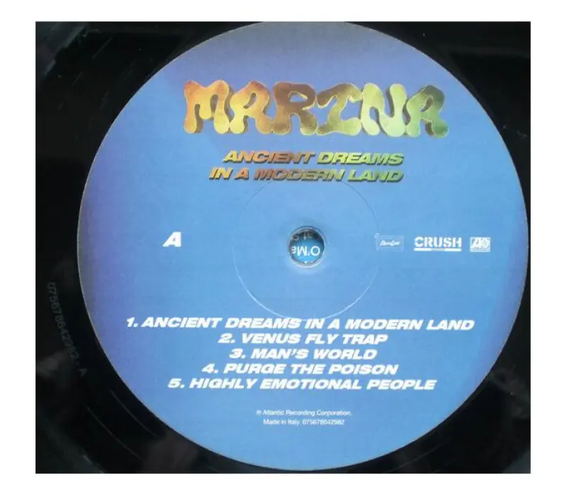 Виниловая пластинка Marina - Ancient Dreams In A Modern Land, Kinodrive.kz — фото 4