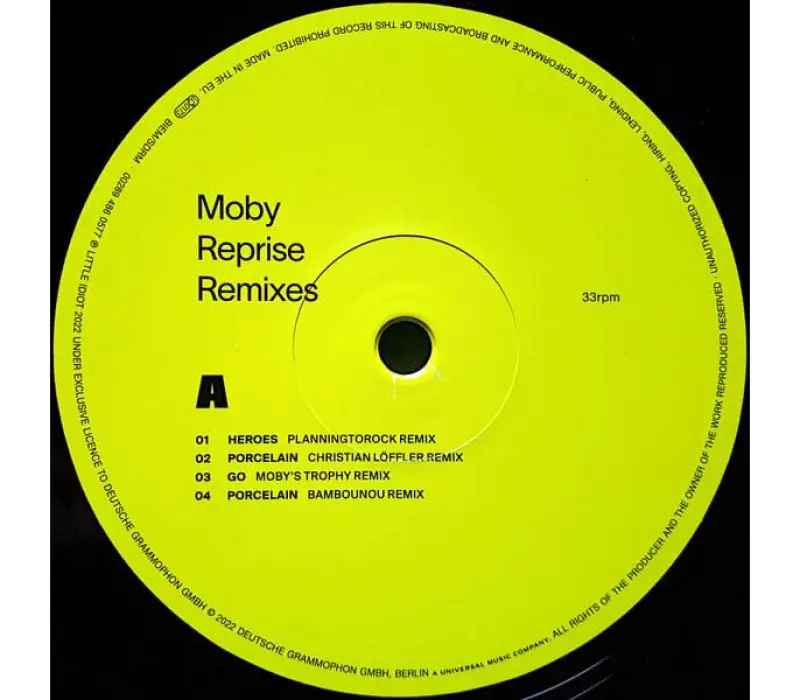 Виниловая пластинка Moby – Reprise Remixes, Kinodrive.kz — фото 4