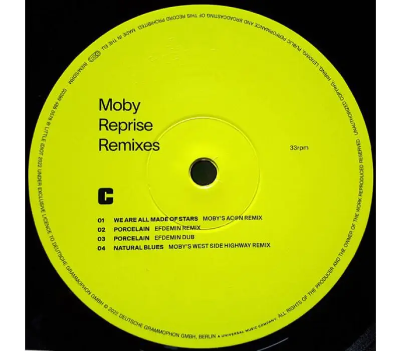 Виниловая пластинка Moby – Reprise Remixes, Kinodrive.kz — фото 6