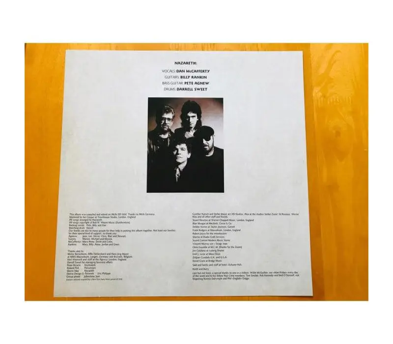 Виниловая пластинка Nazareth – No Jive, Kinodrive.kz — фото 5