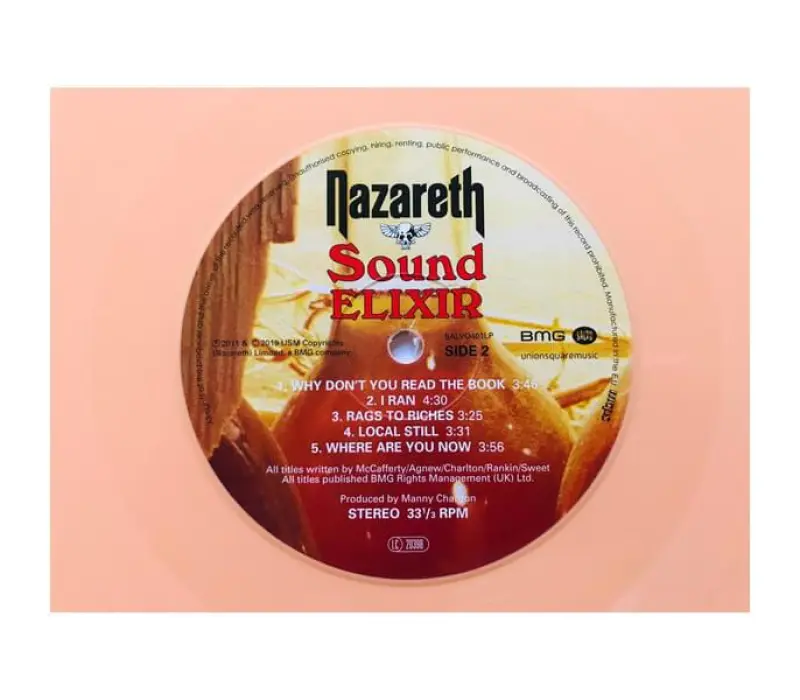 Виниловая пластинка Nazareth – Sound Elixir, Kinodrive.kz — фото 2