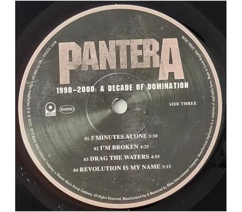 Виниловая пластинка Pantera – 1990-2000: A Decade Of Domination, Kinodrive.kz — фото 7
