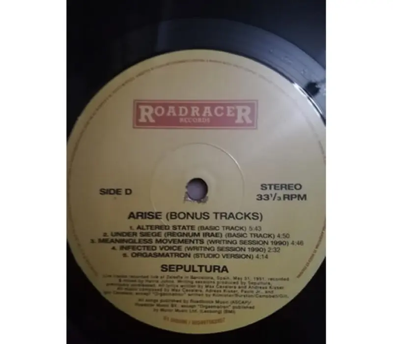 Виниловая пластинка Sepultura – Arise, Kinodrive.kz — фото 6