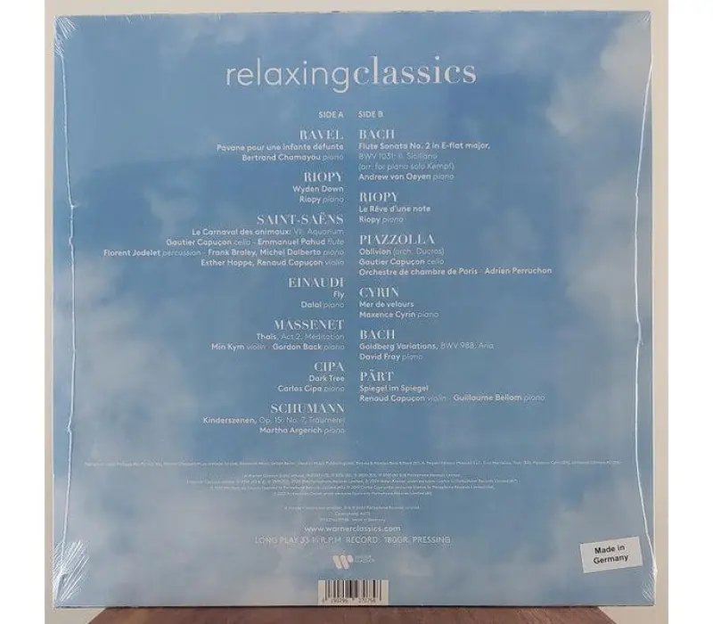 Виниловая пластинка Various Artists – Relaxing Classic, Kinodrive.kz — фото 2