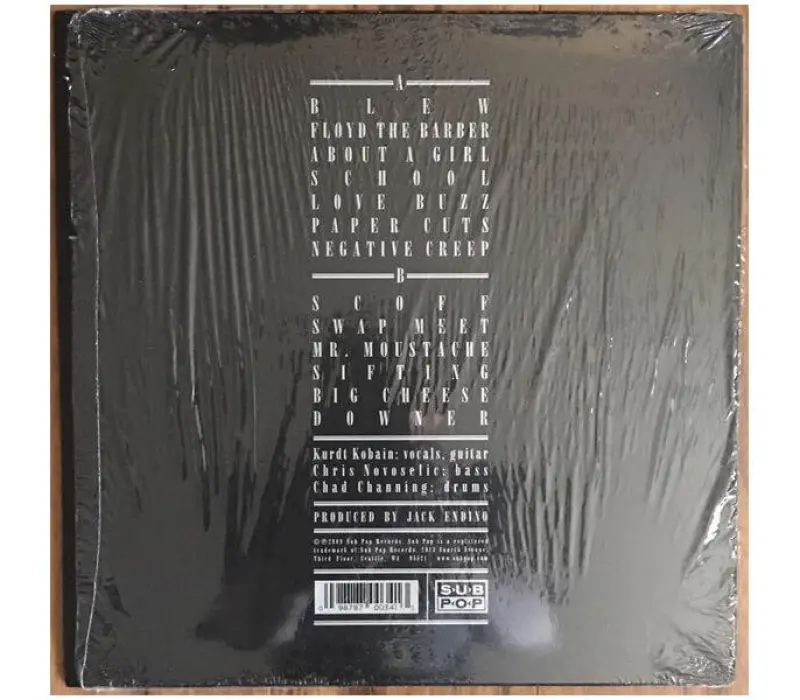 Виниловая пластинка Nirvana – Bleach, Kinodrive.kz — фото 8