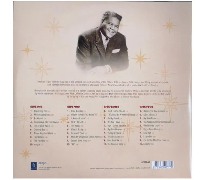 Виниловая пластинка Fats Domino – 40 Golden Classics, Kinodrive.kz — фото 9